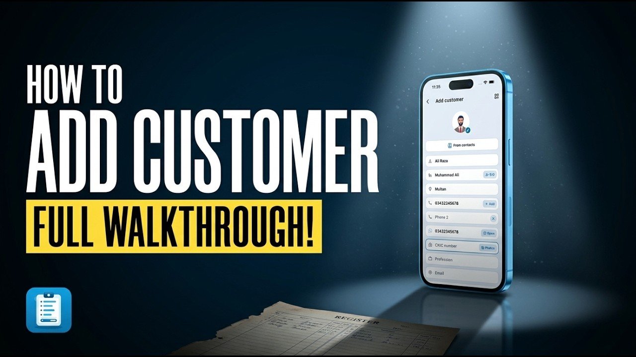 Class 1 of the Wasoolo course: how to add a customer and customize the page